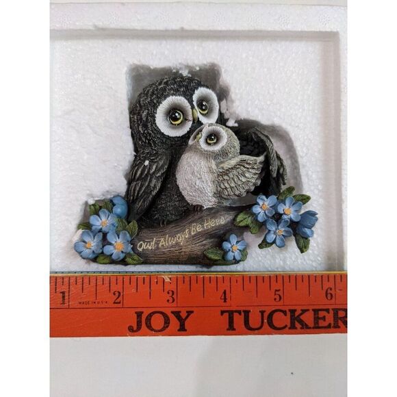 Hamilton Collection Youre Such A Hoot "Owl Always Be Here" Figurine 1701 Resin - Picture 6 of 6